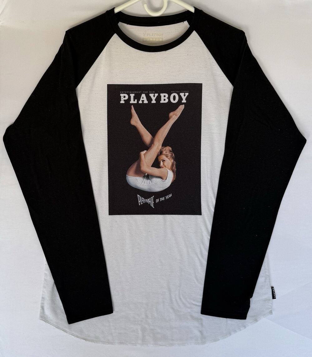Playboy Burton Raglan Long Sleeve Men’s Large Playmate Cover A187